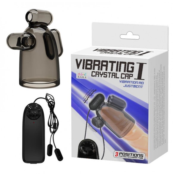 BAILE - Penis Trainer Vibrating Crystal Cap I BAILE - Penis Trainer Vibrating Crystal Cap I